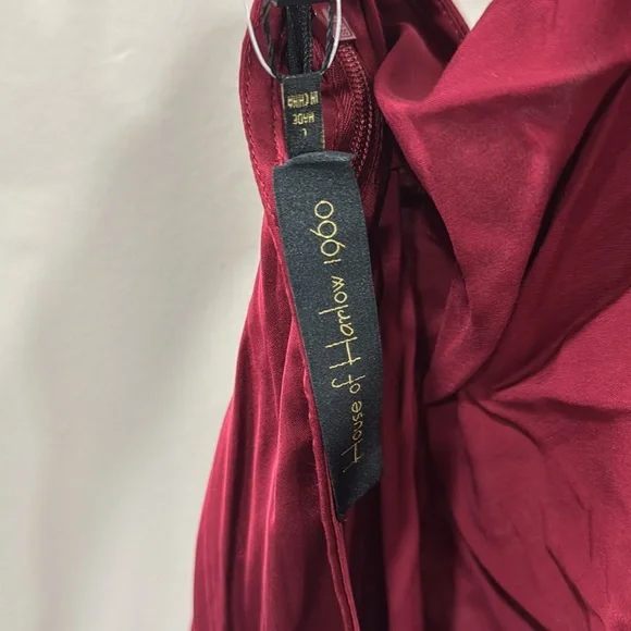 House of Harlow 1960 x REVOLVE Astra Gown in Burgundy - Picture 10 of 15